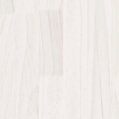 Étagère de rangement Blanc 60x30x210 cm Bois de pin massif