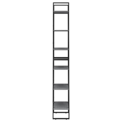 Étagère de rangement Gris 60x30x210 cm Bois de pin massif