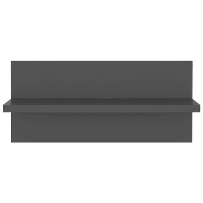 Étagères murales 4 pcs gris 40x11,5x18 cm bois d'ingénierie