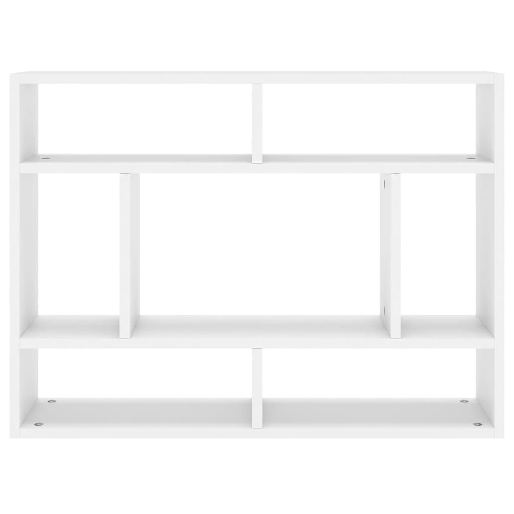 Étagère murale Blanc 75x16x55 cm Bois d’ingénierie