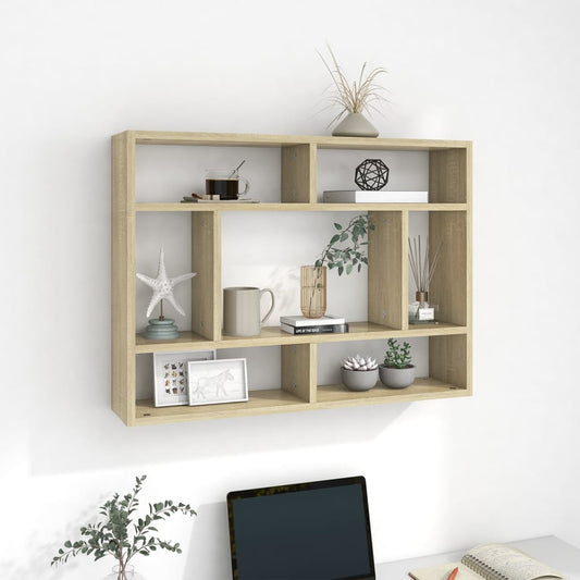 Étagère murale Chêne sonoma 75x16x55 cm Bois d'ingénierie