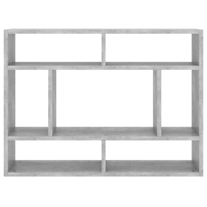 Étagère murale Gris béton 75x16x55 cm Bois d'ingénierie