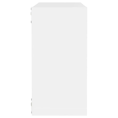 Étagères cube murales 6 pcs blanc 30x15x30 cm
