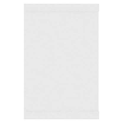 Étagères murales cube 2 pcs Blanc 60x15x23 cm Bois d’ingénierie