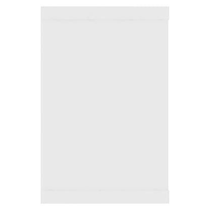 Étagères murales cube 6 pcs Blanc 60x15x23 cm Bois d’ingénierie