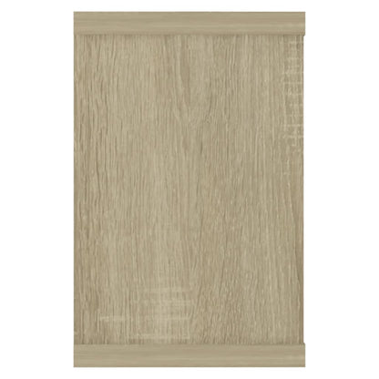 Étagères murales cube 4 pcs Chêne sonoma Bois d’ingénierie