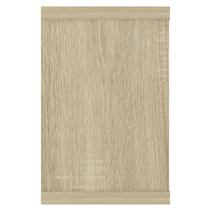 Étagères murales cube 6 pcs Chêne sonoma Bois d’ingénierie