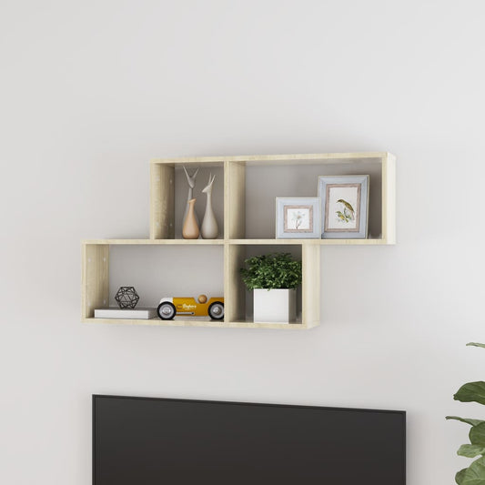 Étagère murale Chêne sonoma 100x18x53 cm Bois d’ingénierie