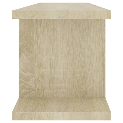 Étagères murales 2 pcs Chêne sonoma 75x18x20 cm bois ingénierie