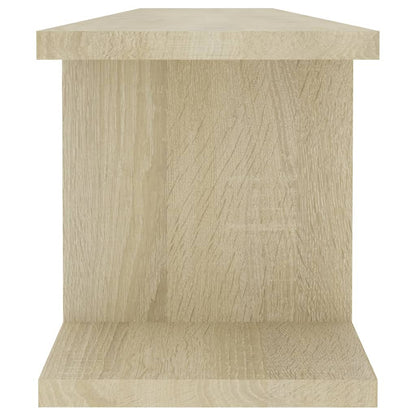 Étagères murales 2pcs Chêne sonoma 90x18x20cm bois d'ingénierie