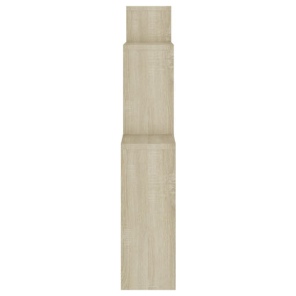 Étagère murale cube Chêne sonoma 80x15x78,5cm Bois d’ingénierie