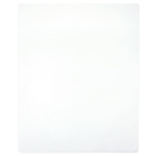 Draps-housses Jersey 2 pcs Blanc 100x200 cm Coton