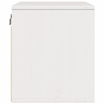 Armoire murale Blanc 45x30x35 cm Bois de pin massif