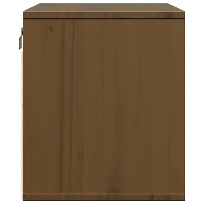 Armoire murale Marron miel 45x30x35 cm Bois de pin massif