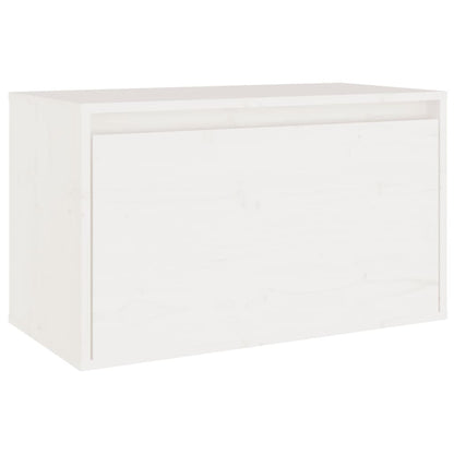 Armoire murale Blanc 60x30x35 cm Bois de pin massif