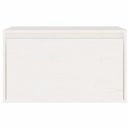 Armoire murale Blanc 60x30x35 cm Bois de pin massif