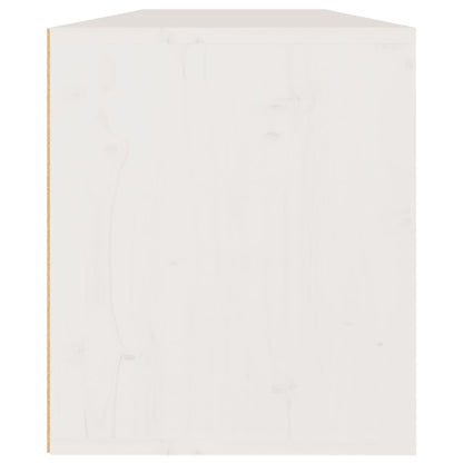 Armoires murales 2 pcs Blanc 60x30x35 cm Bois de pin massif