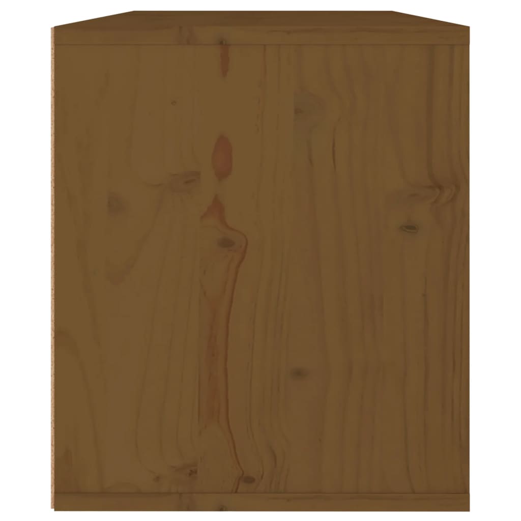 Armoire murale Marron miel 60x30x35 cm Bois de pin massif