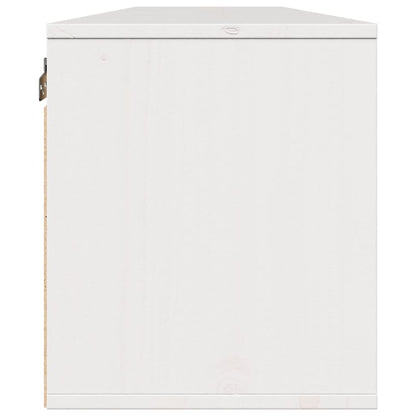 Armoires murales 2 pcs Blanc 80x30x35 cm Bois de pin massif