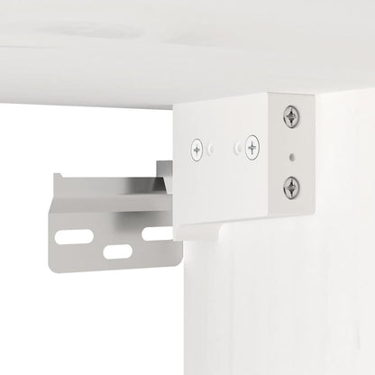 Armoires murales 2 pcs Blanc 100x30x35 cm Bois de pin massif