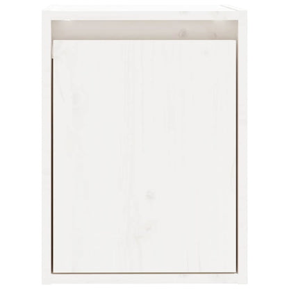 Armoires murales 2 pcs Blanc 30x30x40 cm Bois de pin massif