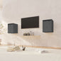 Armoires murales 2 pcs Gris 30x30x40 cm Bois de pin massif