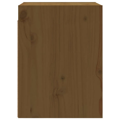 Armoire murale Marron miel 30x30x40 cm Bois de pin massif
