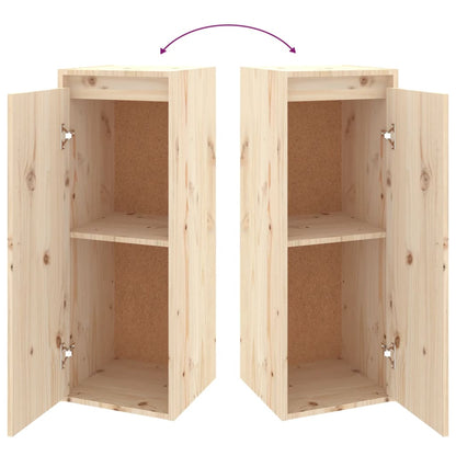 Armoire murale 30x30x80 cm Bois de pin massif