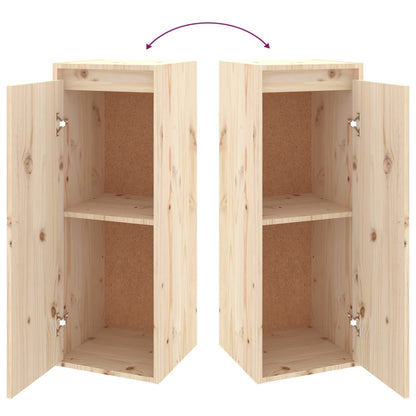 Armoires murales 2 pcs 30x30x80 cm Bois de pin massif