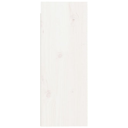 Armoires murales 2 pcs Blanc 30x30x80 cm Bois de pin massif
