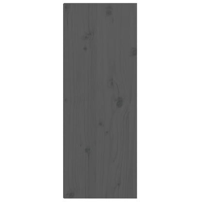 Armoire murale Gris 30x30x80 cm Bois de pin massif