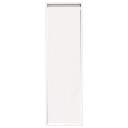 Armoire murale Blanc 30x30x100 cm Bois de pin massif