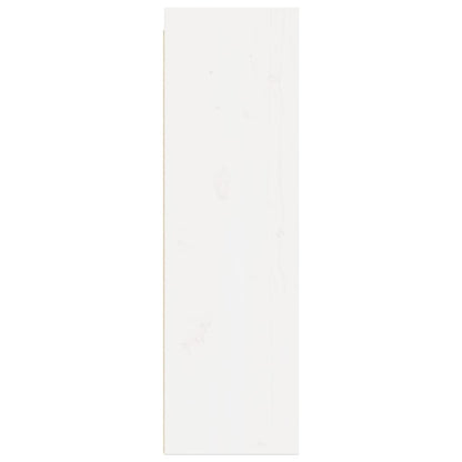 Armoire murale Blanc 30x30x100 cm Bois de pin massif