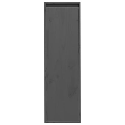Armoires murales 2 pcs Gris 30x30x100 cm Bois de pin massif