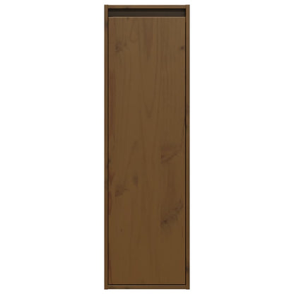 Armoires murales 2 pcs Marron miel 30x30x100 cm Pin massif