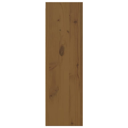 Armoires murales 2 pcs Marron miel 30x30x100 cm Pin massif