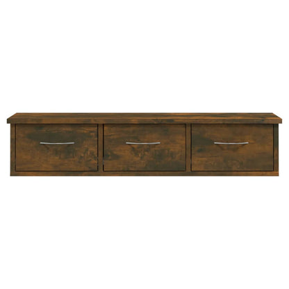 Armoire murale Chêne fumé 88x26x18,5 cm Bois d'ingénierie