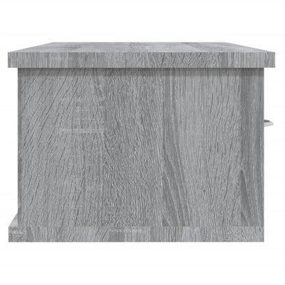 Armoire murale Sonoma gris 88x26x18,5 cm Bois d'ingénierie