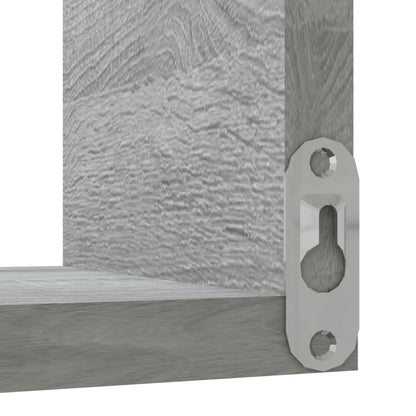 Étagère d'angle murale Sonoma gris 40x40x50cm Bois d'ingénierie