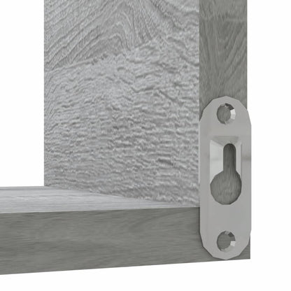 Étagères d'angle murales 2 pcs Sonoma gris 40x40x50 cm Bois