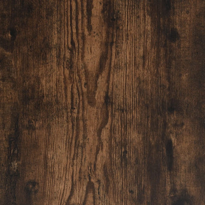 Étagère murale chêne fumé 104x20x58,5 cm bois d'ingénierie