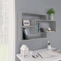 Étagère murale Sonoma gris 104x20x58,5 cm Bois d'ingénierie