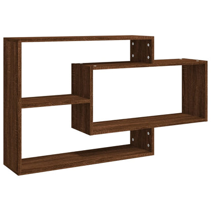 Étagère murale Chêne marron 104x20x58,5 cm Bois d'ingénierie