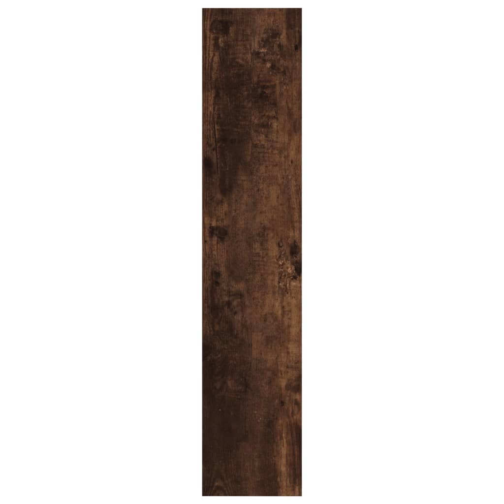 Étagère murale Chêne fumé 90x16x78 cm Bois d'ingénierie
