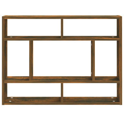 Étagère murale Chêne fumé 75x16x55 cm Bois d'ingénierie