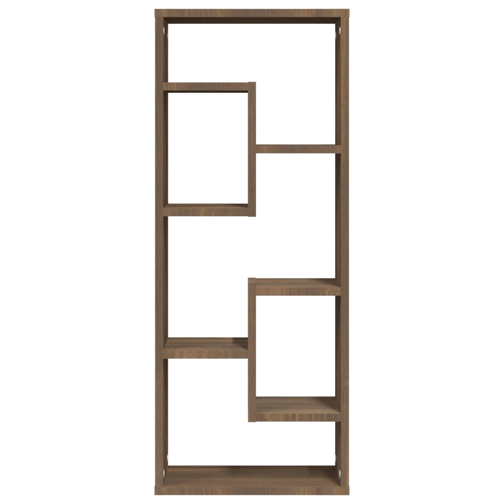 Étagère murale Chêne marron 36x16x90 cm Bois d'ingénierie