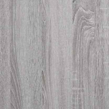 Étagères cube murales 4 pcs sonoma gris 30x15x30 cm