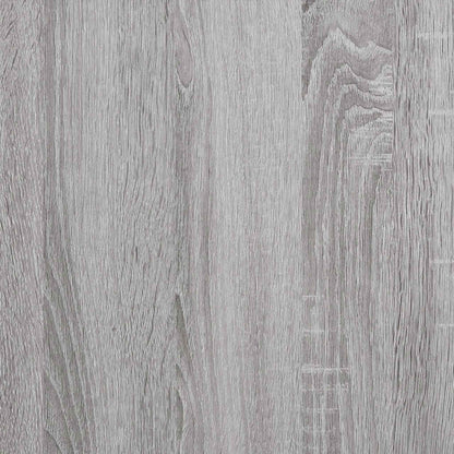 Étagères cube murales 6 pcs sonoma gris 30x15x30 cm