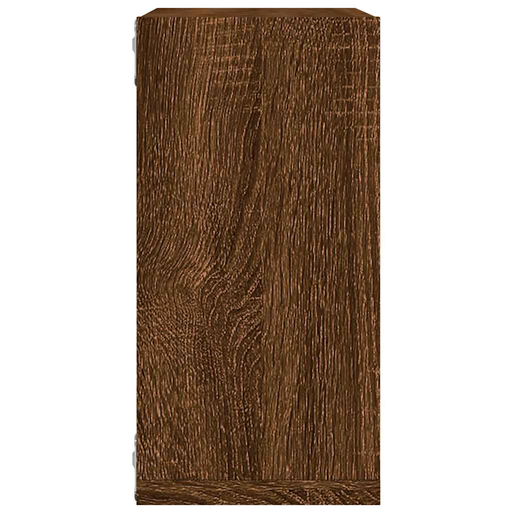 Étagères murales sous forme cube 6 pcs chêne marron 30x15x30cm