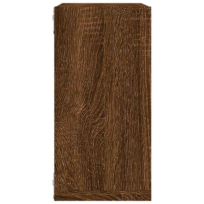 Étagères murales sous forme cube 6 pcs chêne marron 30x15x30cm